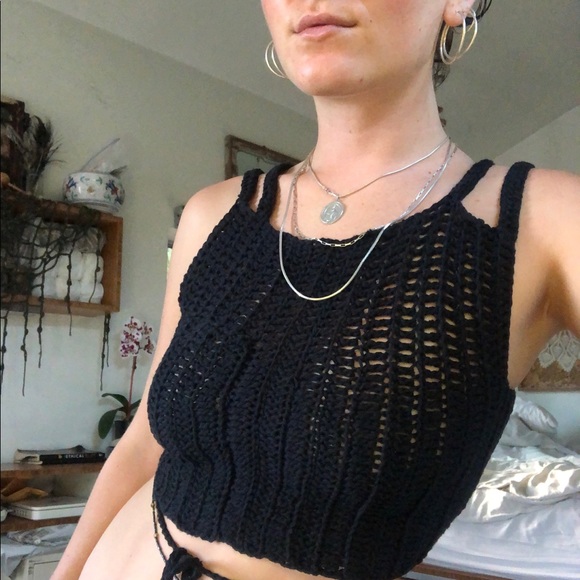 Handmade Crochet Dryad Top - Picture 1 of 6